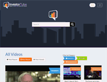 Tablet Screenshot of investortube.com